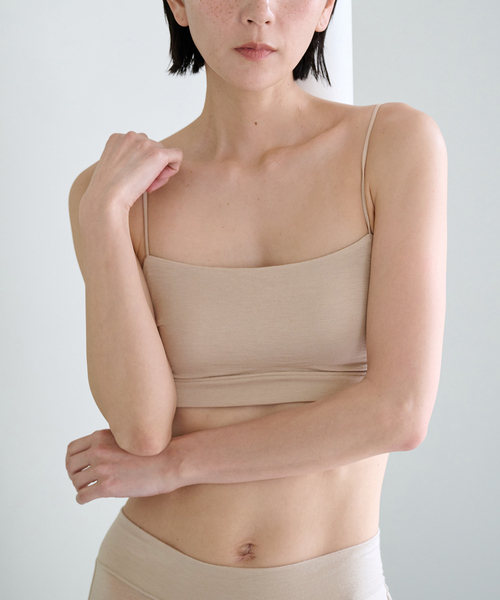 EMILY WEEK（エミリーウィーク）の「《追加》[ACTIVE]Bamboo ストレッチブラ（ベージュ）（ブラジャー・レディース・ベージュ・36/38/40）」の3枚目の写真