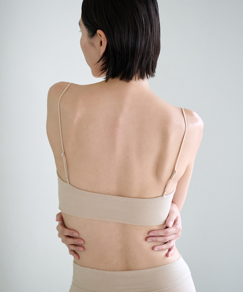 EMILY WEEK（エミリーウィーク）の「《追加》[ACTIVE]Bamboo ストレッチブラ（ベージュ）（ブラジャー・レディース・ベージュ・36/38/40）」の5枚目の写真
