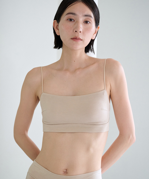 EMILY WEEK（エミリーウィーク）の「《追加》[ACTIVE]Bamboo ストレッチブラ（ベージュ）（ブラジャー・レディース・ベージュ・36/38/40）」の6枚目の写真