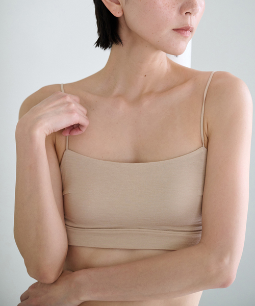 EMILY WEEK（エミリーウィーク）の「《追加》[ACTIVE]Bamboo ストレッチブラ（ベージュ）（ブラジャー・レディース・ベージュ・36/38/40）」の7枚目の写真