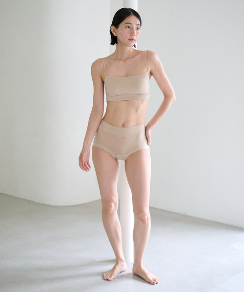 EMILY WEEK（エミリーウィーク）の「《追加》[ACTIVE]Bamboo ストレッチブラ（ベージュ）（ブラジャー・レディース・ベージュ・36/38/40）」の9枚目の写真