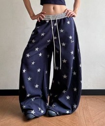 星柄」に該当するパンツ（ブルー・ネイビー/青色系）ファッション通販
