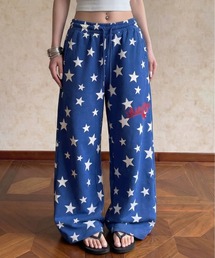 星柄」に該当するパンツ（ブルー・ネイビー/青色系）ファッション通販