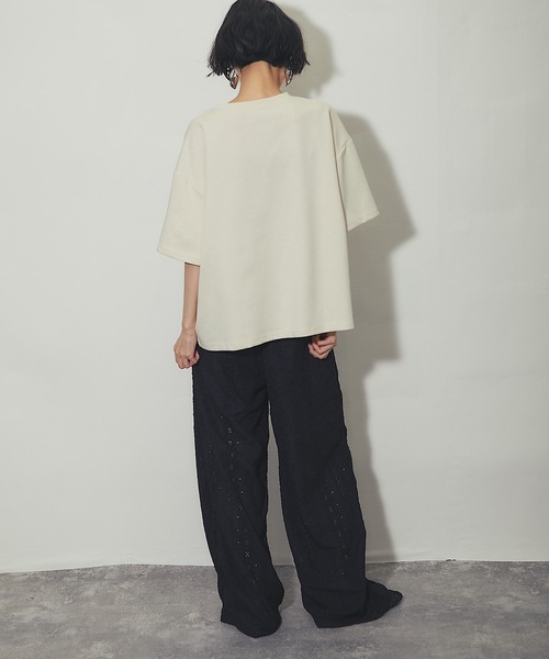 ANOTHER S(アナザーエス)の「ペプラムTシャツ(Tシャツ/カットソー・レディース・ホワイト/ブラック/ベージュ・FREE)」の15枚目の写真