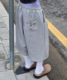 FUZZY SCAN（ファジスキャン）の「クロスアイレットバミューダパンツメランジ（その他パンツ）」