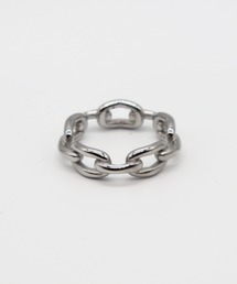 ( 金属アレルギー軽減 サージカルステンレス ) ボールドチェーンリング / 【BILAN】 Bold Chain Ring