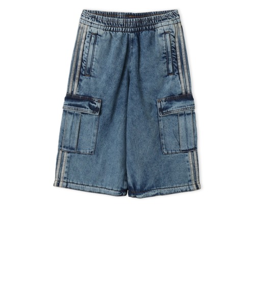 adidas（アディダス）の「adidas MID RISE 2-IN-1 DENIM PANTS / アディダス ミッドライズ 2イン1 デニム パンツ（デニムパンツ・レディース・ライトインディゴブルー・S/M/L）」の9枚目の写真