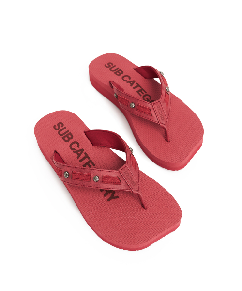 SUBCATEGORY(サブ カテゴリー)の「SUB_F831 Faded Red(サンダル・レディース・その他・44/41/42/43/38/40/39)」の5枚目の写真