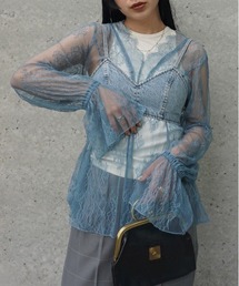 Ameri(�A����)��SEE THROUGH LACE TOP(���̑��g�b�v�X)
