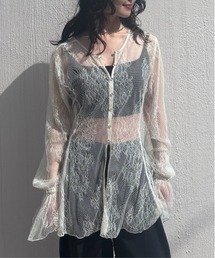 Ameri(�A����)��SEE THROUGH LACE TOP(���̑��g�b�v�X)