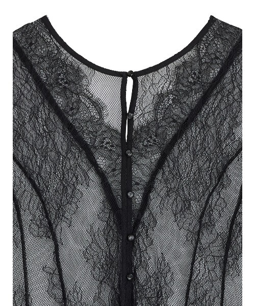 Ameri(アメリ)の「SEE THROUGH LACE TOP(その他トップス・レディース・レッド/ブルー/アイボリー/ブラック・FREE)」の9枚目の写真