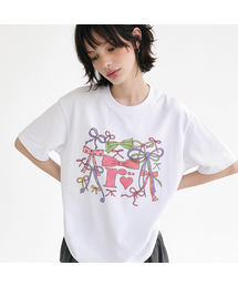 RIBBON SHOWER T-SHIRT (2color)