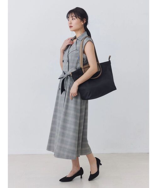 TONAL(トーナル)の「トレンチジレリボンワンピース(ワンピース・レディース・ベージュ/グレー/その他1・MEDIUM)」の15枚目の写真
