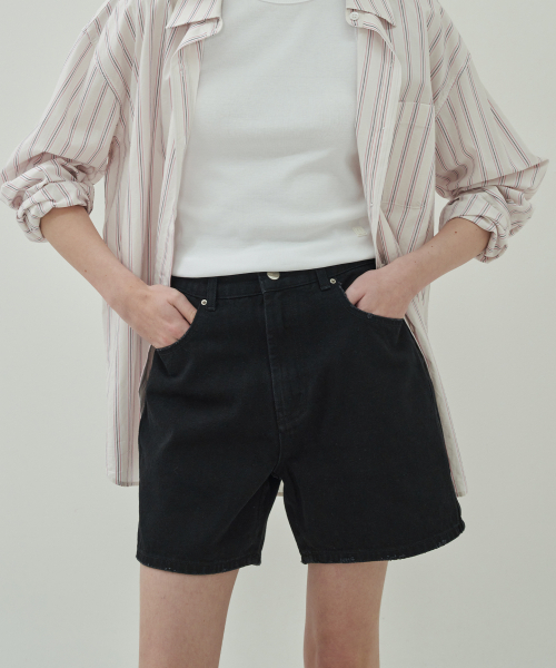 MOTT(モット)の「ノーマルヴィンテージショーツ-ブラック(その他パンツ・レディース・その他・MEDIUM/LARGE/SMALL)」の2枚目の写真