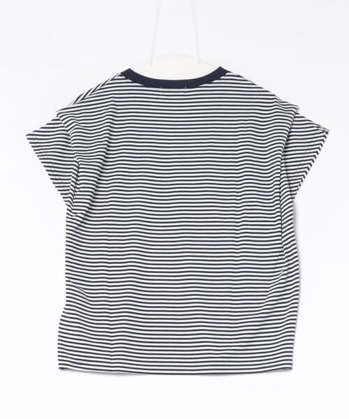 aimoha（アイモハ）の「ボーダーTシャツ（Tシャツ/カットソー・レディース・ネイビー/ブラック/ホワイト・M）」の4枚目の写真