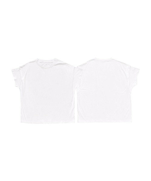 aimoha(アイモハ)の「ショルダータック半袖Tシャツ プルオーバー(Tシャツ/カットソー・レディース・ネイビー/ブラック/ホワイト・M)」の7枚目の写真