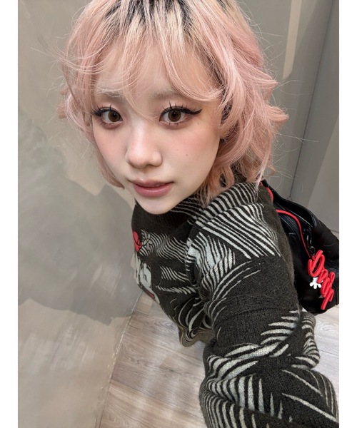 Desigual(デシグアル)の「Mickey & Minnie Wave Graphic Knit/ミッキー&ミニー ウェーブグラフィックニット(ニット/セーター・レディース・ブラック/ホワイト・XL/XS/S/M/L)」の8枚目の写真