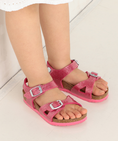 BIRKENSTOCK（ビルケンシュトック）の「RIO/リオ マジックギャラクシー (KIDS)（サンダル・キッズ・ホワイト/シルバー/ローズ・25/34/28/24/26/27/30/33/29/31/32）」の2枚目の写真