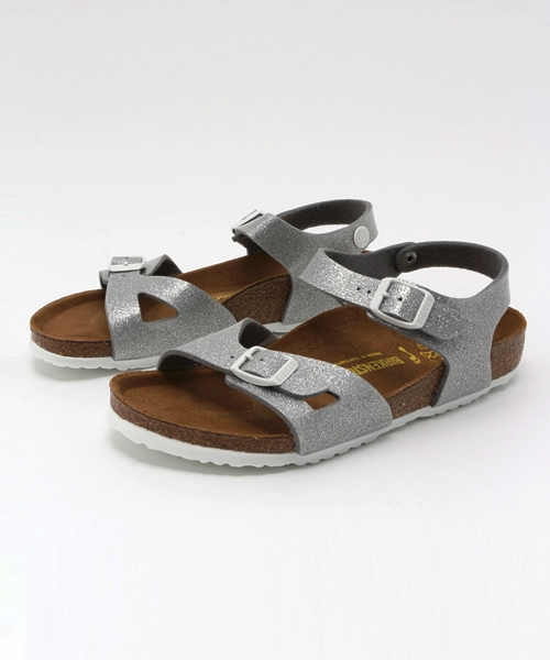 BIRKENSTOCK（ビルケンシュトック）の「RIO/リオ マジックギャラクシー (KIDS)（サンダル・キッズ・ホワイト/シルバー/ローズ・25/34/28/24/26/27/30/33/29/31/32）」の3枚目の写真