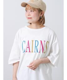 【接触冷感】ロゴプリントビッグTシャツ