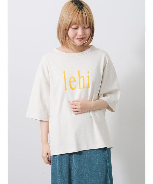 Samansa Mos2(サマンサ モスモス)の「【接触冷感】ロゴプリントビッグTシャツ(Tシャツ/カットソー・レディース・ベージュ/オフホワイト/チャコールグレー・F)」の19枚目の写真