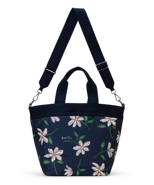 LeSportsac(レスポートサック)の「BUCKET TOTE フローラルブルームズネイビー(トートバッグ・レディース・ブルー・FREE)」の7枚目の写真