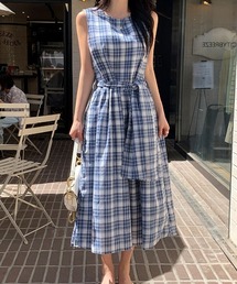 リボンノースリーブワンピース