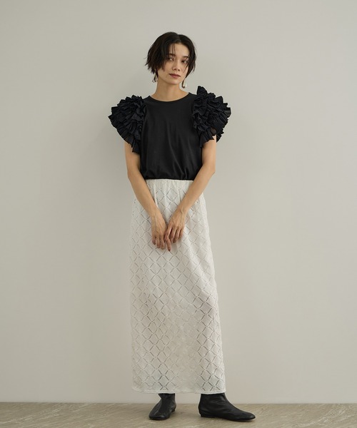 SALON adam et rope'(サロン アダム エ ロペ)の「【W S(ドゥーブル)】ソフトレザーインヒールブーツ(ブーツ・レディース・ダークブラウン/ブラック・37.5/37/36.5/36)」の11枚目の写真