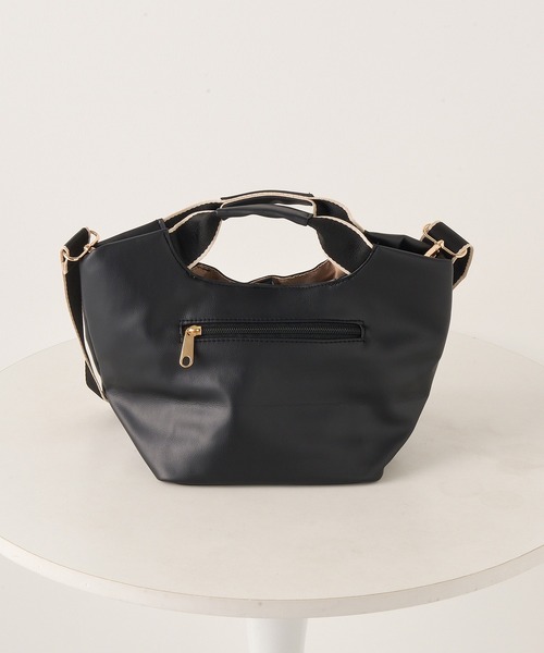 A by MAGASIN DE MODE(エーバイマガジンデモード)の「【A By MAGASIN DE MODE】e.e.p.テープハンドルトート SNBD(トートバッグ・レディース・ブラック/ブラウン・FREE)」の5枚目の写真