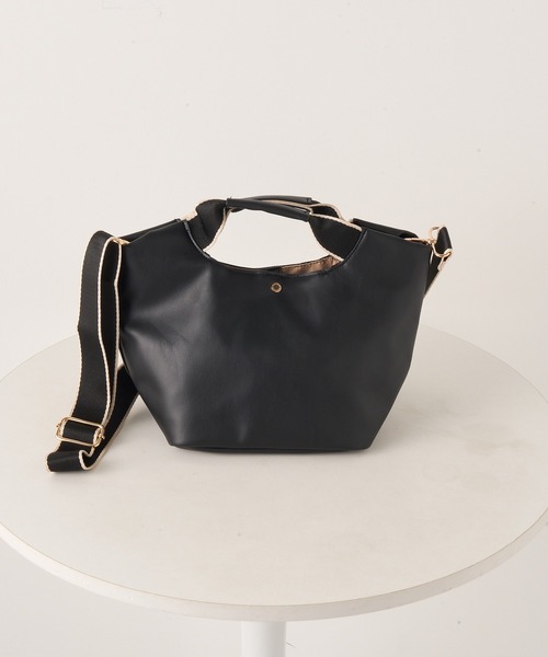 A by MAGASIN DE MODE(エーバイマガジンデモード)の「【A By MAGASIN DE MODE】e.e.p.テープハンドルトート SNBD(トートバッグ・レディース・ブラック/ブラウン・FREE)」の3枚目の写真