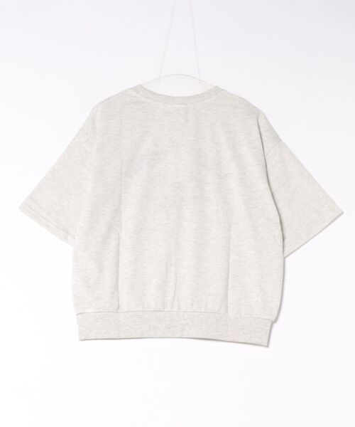 UNDERWRAPS(アンダーラップス)の「ロゴ刺繍 裾リブ半袖プルオーバー(Tシャツ/カットソー・レディース・オートミール/ネイビー/チャコール・M/L)」の4枚目の写真