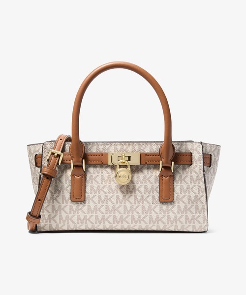 MICHAEL KORS(マイケルコース)の「HAMILTON MODERNE クロスボディ エクストラスモール - MKシグネチャー(ショルダーバッグ・レディース・ホワイト系その他・FREE)」の1枚目の写真