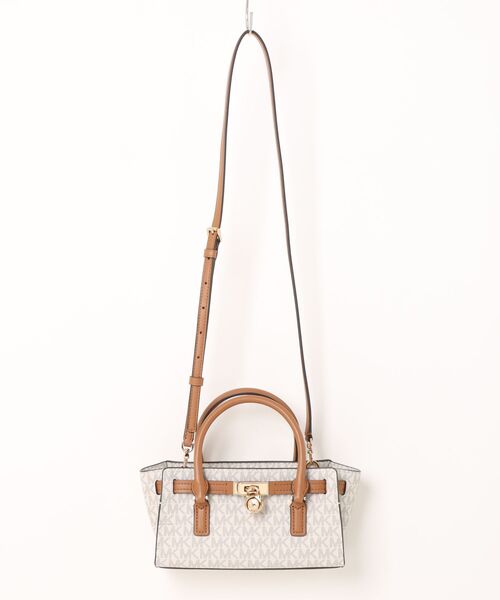 MICHAEL KORS(マイケルコース)の「HAMILTON MODERNE クロスボディ エクストラスモール - MKシグネチャー(ショルダーバッグ・レディース・ホワイト系その他・FREE)」の4枚目の写真