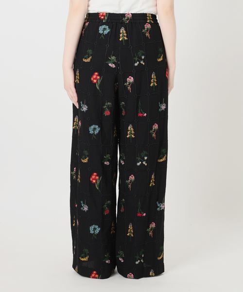 SLOBE IENA(スローブイエナ)の「《WEB限定/追加》embroideryメッシュパンツ(その他パンツ・レディース・ブラック・FREE)」の14枚目の写真
