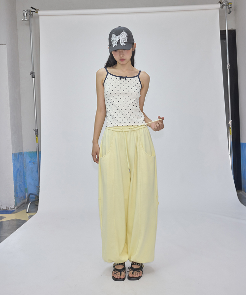 RONRON(ロンロン)の「LACE RIBBON APPLIQUE BALL CAP CHARCOAL(キャップ・レディース・その他・FREE)」の3枚目の写真