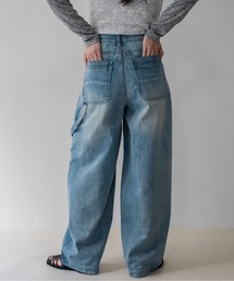 【on:nue】[3色展開/2サイズ展開]ダブルポケットペインタールーズデニムパンツ /26-27 AW COLLECTION