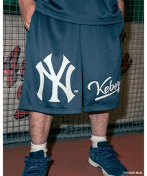 KEBOZ × MLB NEW YORK YANKEES MESH SHORTS