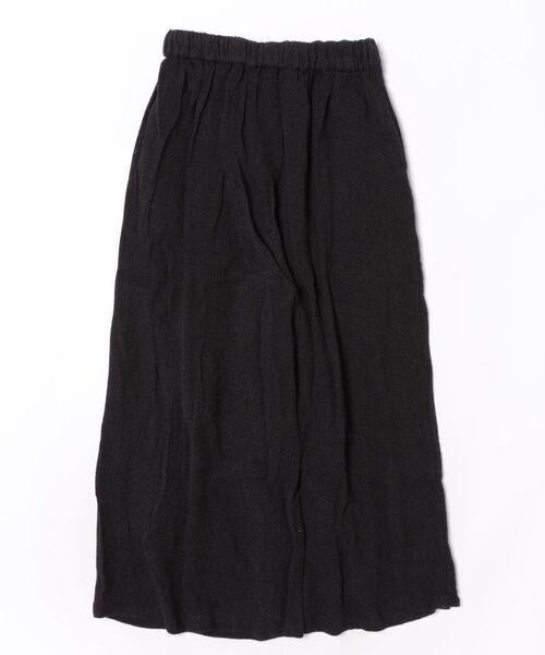 antiqua(アンティカ)の「ラップデザイン スカート風 ワイドパンツ(その他パンツ・レディース・ブラック・ONE SIZE)」の2枚目の写真