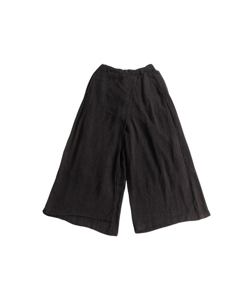 antiqua(アンティカ)の「ラップデザイン スカート風 ワイドパンツ(その他パンツ・レディース・ブラック・ONE SIZE)」の11枚目の写真