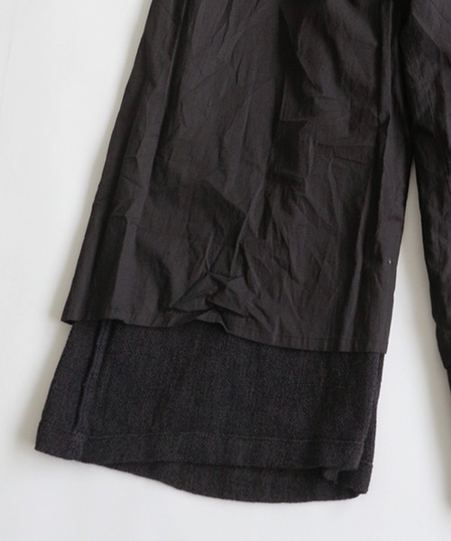 antiqua(アンティカ)の「ラップデザイン スカート風 ワイドパンツ(その他パンツ・レディース・ブラック・ONE SIZE)」の13枚目の写真