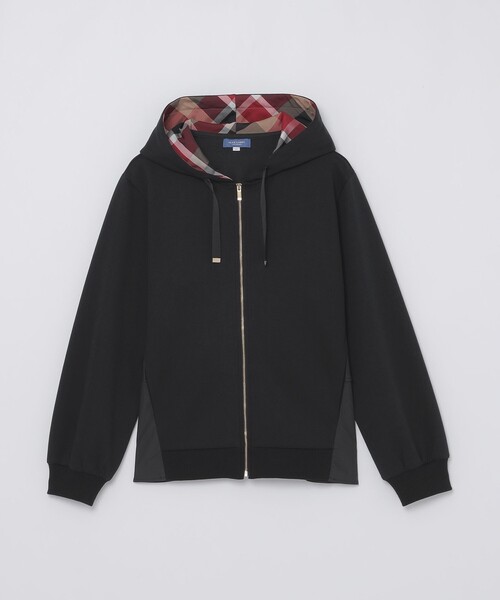 BLUE LABEL CRESTBRIDGE(ブルーレーベルクレストブリッジ)の「フリルデザインダンボールパーカー(パーカー・レディース・ブラック/ホワイト・38)」の16枚目の写真