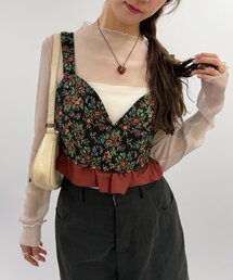 w closet | 【セットアップ対応】ゴブランビスチェ(その他トップス)