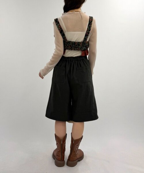 w closet(ダブルクローゼット)の「【セットアップ対応】ゴブランビスチェ(その他トップス・レディース・ベージュ/ブラック・FREE)」の16枚目の写真