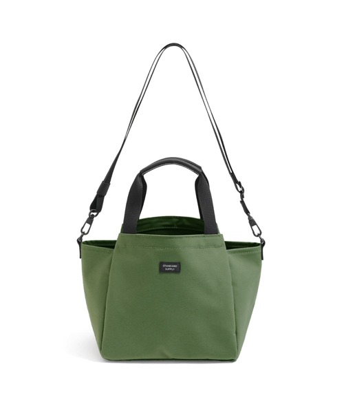 STANDARD SUPPLY(スタンダードサプライ)の「スタンダードサプライ / SIMPLICITY シンプリシティ / 2WAY FOLD TOTE S 2ウェイフォールドトートS(トートバッグ・レディース・チャコールグレー/ブラック/マスタード/モカ/グリーン/ブルー/ダークネイビー/ダークパープル/グレー/サンドベージュ・FREE)」の6枚目の写真