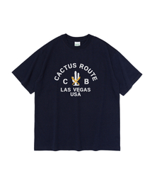 CBラスベガスカクタス半袖Tシャツ(ネイビー)