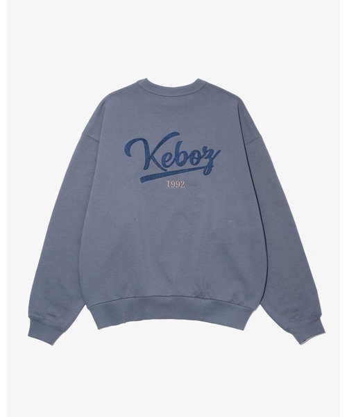 KEBOZ(ケボズ)の「ICON SWEAT CREWNECK(スウェット・メンズ・アッシュグレー/ブラック/ネイビー/チャコールグレー/ダークグリーン・S/M/L/XL/2XL)」の3枚目の写真