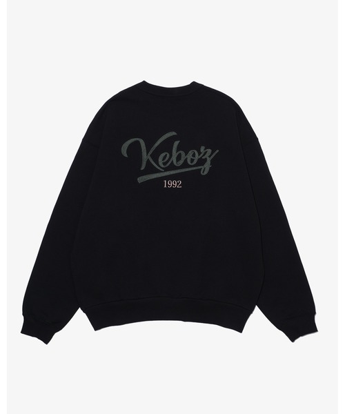 KEBOZ(ケボズ)の「ICON SWEAT CREWNECK(スウェット・メンズ・アッシュグレー/ブラック/ネイビー/チャコールグレー/ダークグリーン・S/M/L/XL/2XL)」の2枚目の写真