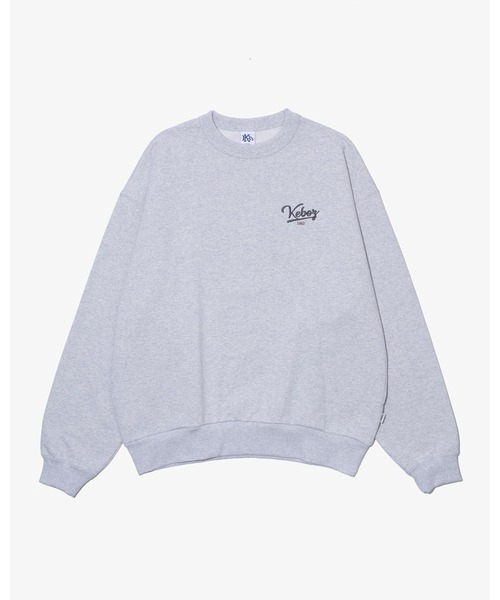 KEBOZ(ケボズ)の「ICON SWEAT CREWNECK(スウェット・メンズ・アッシュグレー/ブラック/ネイビー/チャコールグレー/ダークグリーン・S/M/L/XL/2XL)」の18枚目の写真