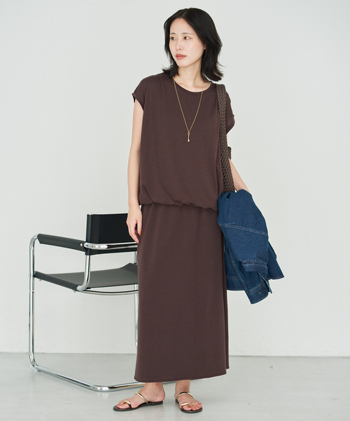 SLOBE IENA(スローブイエナ)の「SLOBE イントレチャートトートバッグL(トートバッグ・レディース・ベージュ系その他/ブラウン・FREE)」の4枚目の写真