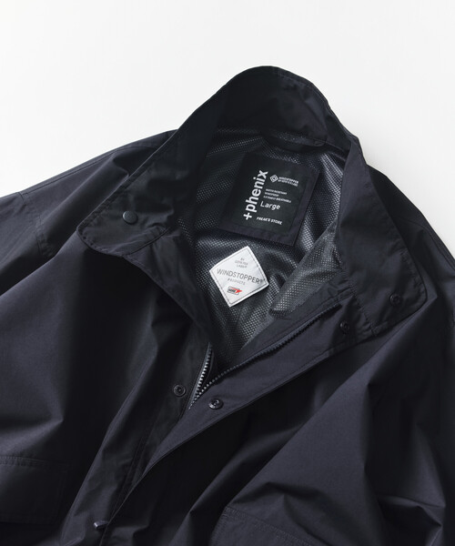 +phenix（プラスフェニックス）の「+phenix/プラスフェニックス 別注 GORE-TEX WINDSTOPPER M65 MODS COAT/ゴアテックス ウインドストッパー M65 モッズコート（モッズコート・メンズ・ブラック/チャコールグレー/オリーブ/ネイビー・SMALL/MEDIUM/LARGE）」の21枚目の写真